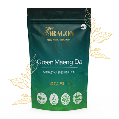Dragon Organic Kratom Green Maeng Da Capsules